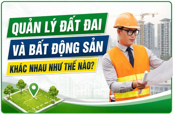 Quản lý đất đai và Bất động sản khác nhau như thế nào?