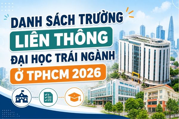 Danh sách trường liên thông đại học trái ngành ở TPHCM 2026