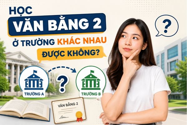 Học văn bằng 2 ở trường khác có được không? Điều kiện cần biết