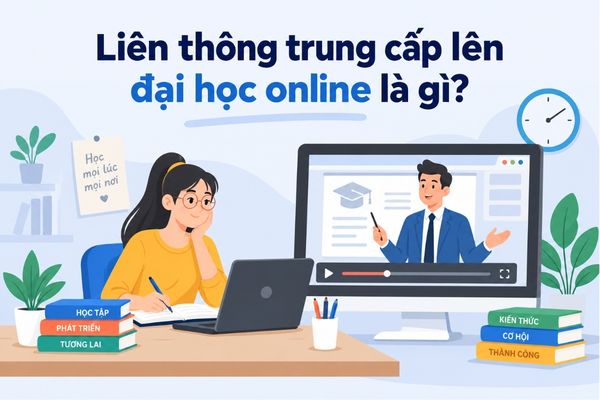 Liên thông trung cấp lên đại học online là gì