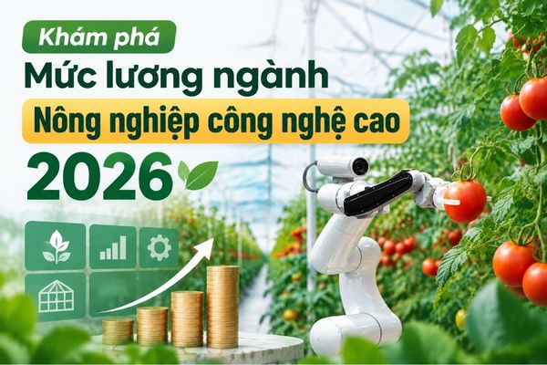 Khám phá mức lương ngành Nông nghiệp công nghệ cao 2026