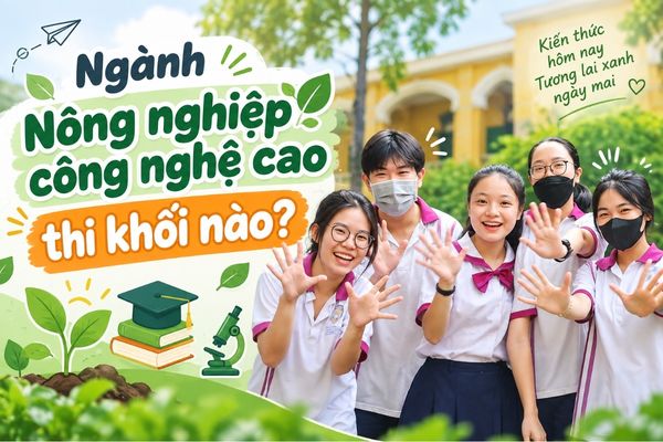 Ngành Nông nghiệp công nghệ cao thi khối nào?